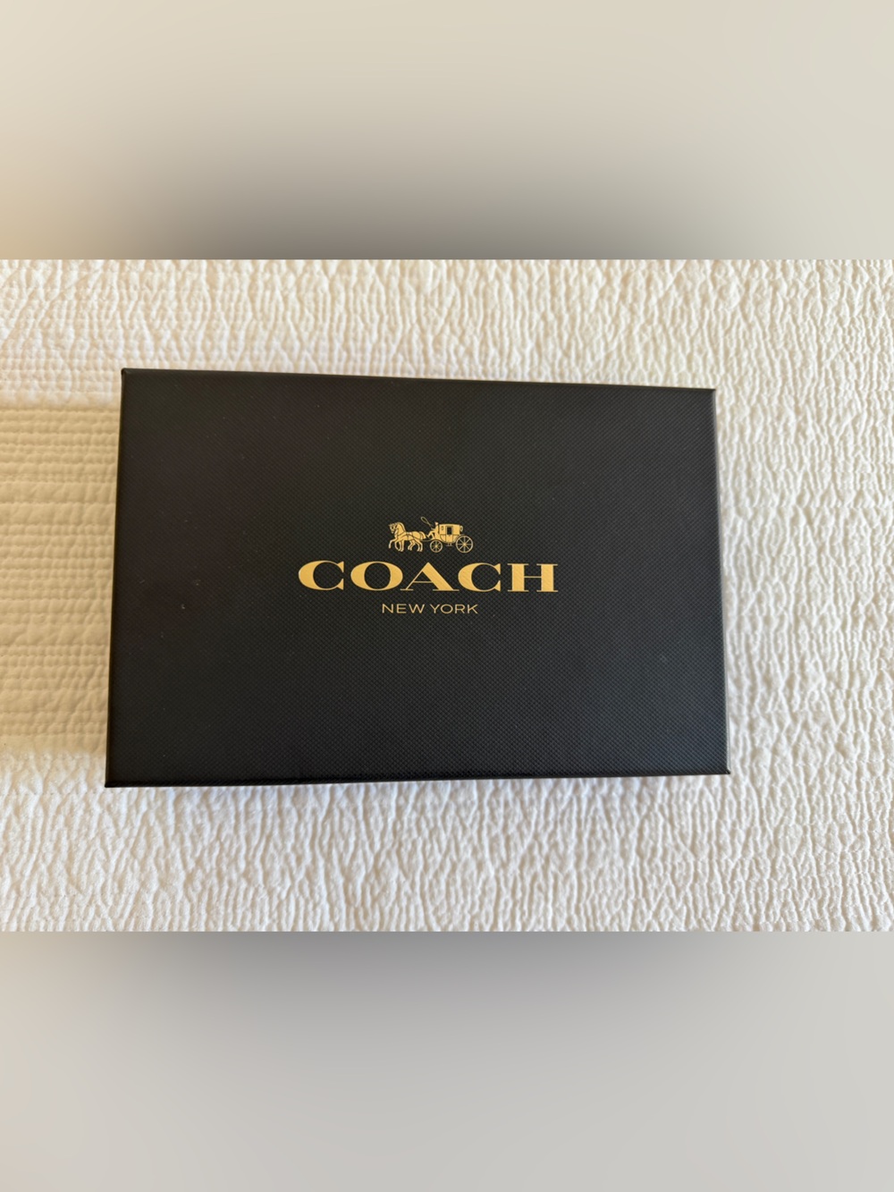 Coach Black Box with Gold Logo - Home Accents Decor